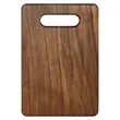9" x 6" Walnut Rectangle Shape Cutting Board | https://www.bestnamebadges.com