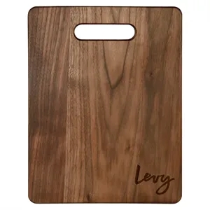 11 1/2" x 8 3/4" Walnut Rectangle Shape Cutting Board