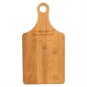 13 1/2" x 7" Bamboo Paddle Shape Cutting Board