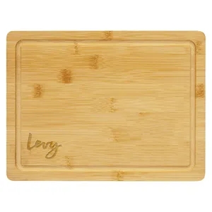 11 1/2" x 8 3/4" Bamboo Cutting Board with Juice Groove