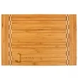 15" x 10 1/4" Bamboo Cutting Board w/ Butcher Block Inlay | https://www.bestnamebadges.com