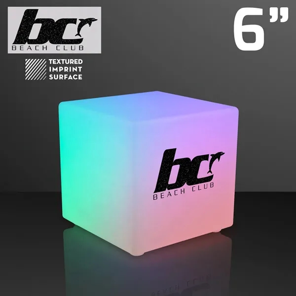 6" Mid-Size Light Cube, Remote Controlled Decor
