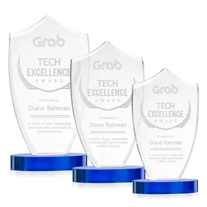 Skylark Shield Award - Blue | https://www.bestnamebadges.com