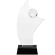 Soccer Crystal Glass Custom Awards | https://www.bestnamebadges.com