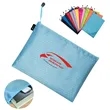 File Waterproof Thick Canvas Zipper Stationery Bag | https://www.bestnamebadges.com