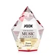 Devron VividPrint™ Award - Red | https://www.bestnamebadges.com