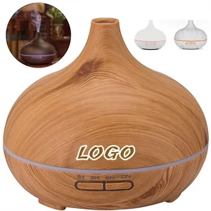 Wood Grain Aromatherapy Humidifiers Bluetooth Speaker