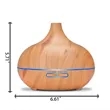 Wood Grain Aromatherapy Humidifiers Bluetooth Speaker | https://www.bestnamebadges.com