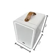 Mini Fridge With Led Mirror 4L | https://www.bestnamebadges.com