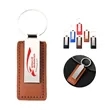 Leather Key Ring Chain Handmade Metal Custom Business | https://www.bestnamebadges.com