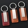 Leather Key Ring Chain Handmade Metal Custom Business | https://www.bestnamebadges.com
