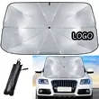 Car Windshield Sun Shade Umbrella With Storage Pouch | https://www.bestnamebadges.com