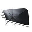 Car Windshield Sun Shade Umbrella With Storage Pouch | https://www.bestnamebadges.com
