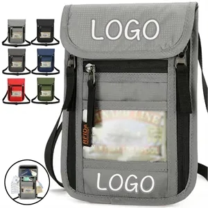 Travel Neck Wallet with RFID Blocking