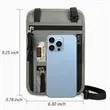 Travel Neck Wallet with RFID Blocking | https://www.bestnamebadges.com