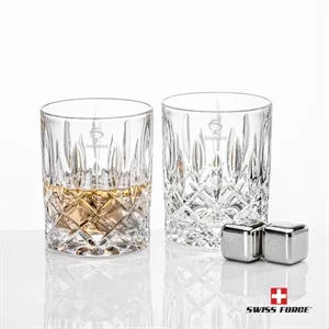 Swiss Force® S/S Ice Cubes & 2 RIEDEL Spey OTR | https://www.bestnamebadges.com