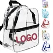 PVC Transparent Mini Backpack for Students | https://www.bestnamebadges.com