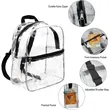 PVC Transparent Mini Backpack for Students | https://www.bestnamebadges.com