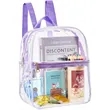 PVC Transparent Mini Backpack for Students | https://www.bestnamebadges.com