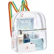 PVC Transparent Mini Backpack for Students | https://www.bestnamebadges.com