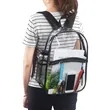 Large Capacity PVC Transparent Backpack | https://www.bestnamebadges.com