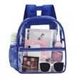 Large Capacity PVC Transparent Backpack | https://www.bestnamebadges.com
