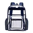 Sturdy High Capacity Transparent PVC Backpack For Student | https://www.bestnamebadges.com