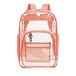 Sturdy High Capacity Transparent PVC Backpack For Student | https://www.bestnamebadges.com