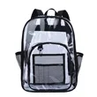 Sturdy High Capacity Transparent PVC Backpack For Student | https://www.bestnamebadges.com