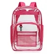 Sturdy High Capacity Transparent PVC Backpack For Student | https://www.bestnamebadges.com
