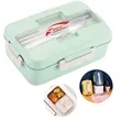 1L Thickened Portable Insulated Lunch Box (With Cutlery Set) | https://www.bestnamebadges.com