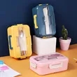 1L Thickened Portable Insulated Lunch Box (With Cutlery Set) | https://www.bestnamebadges.com