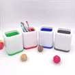 Plastic Pen Holder Storage Box Student Desktop Office | https://www.bestnamebadges.com