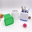 Plastic Pen Holder Storage Box Student Desktop Office | https://www.bestnamebadges.com