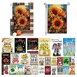 12x18 Inch Spring Summer Yard Outdoor and Garden Flag | https://www.bestnamebadges.com