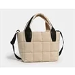 Puffer Tote Bag with Adjustable Strap | https://www.bestnamebadges.com