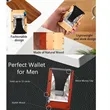 Minimalist Slim RFID Wallet Wood Credit Card Holder | https://www.bestnamebadges.com