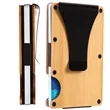 Minimalist Slim RFID Wallet Wood Credit Card Holder | https://www.bestnamebadges.com
