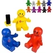 Squeezable Stress Reliever Colorful Smiley Face Phone Holder | https://www.bestnamebadges.com