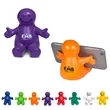 Squeezable Stress Reliever Colorful Smiley Face Phone Holder | https://www.bestnamebadges.com