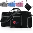 Foldable Travel Duffel Bags with Shoes Compartment | https://www.bestnamebadges.com