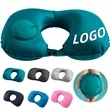Self Pump U Shaped Foldable Neck Pillow | https://www.bestnamebadges.com