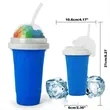 Kids Use Magic Quick Frozen Smoothie Cup | https://www.bestnamebadges.com