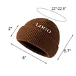 MOQ 50 Warm Soft Knitted Beanie Hat | https://www.bestnamebadges.com