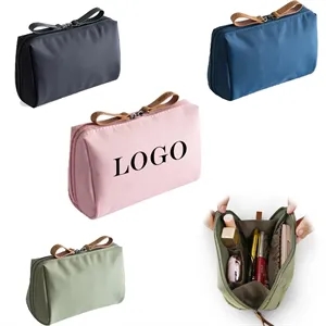 MOQ 50 Portable Travel Large Capacity Makeup Bag
