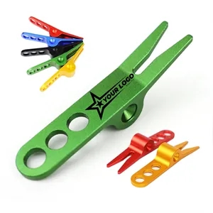 Golf Accessories Green Fork Anode Three-hole Ball Lawn