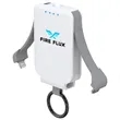 2000mAh Keychain Power Bank with Built-in Flashlight | https://www.bestnamebadges.com