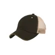 Custom Logo Two Tone Washed Cotton Trucker Cap | https://www.bestnamebadges.com