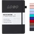 A5 Customizable Logo School Office Notebook With Strap | https://www.bestnamebadges.com