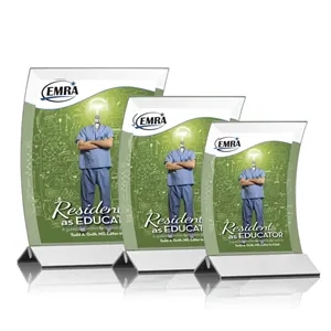 Dominga VividPrint™ Award - Silver | https://www.bestnamebadges.com